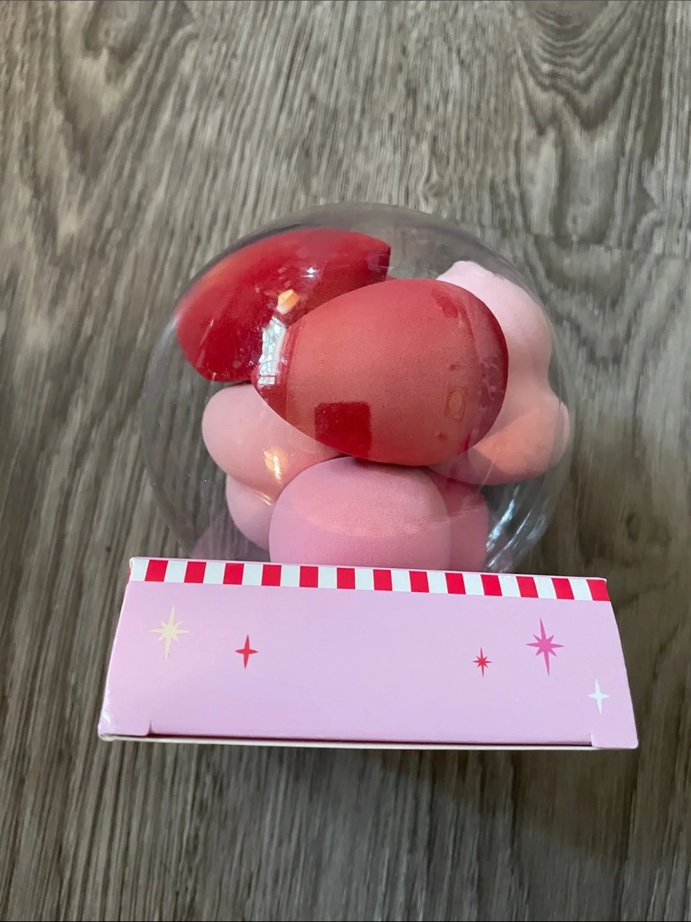 Pink & Red Makeup Sponge Set - 7 Pack